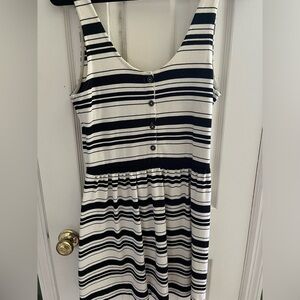 J crew casual striped dress